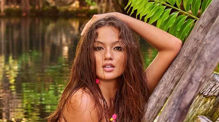 Mia Kang was photographed by Ruven Afanador in Mexico.